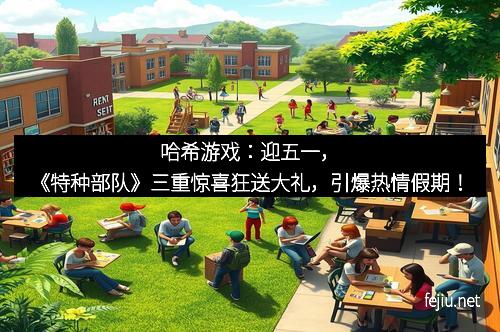 哈希游戏：迎五一，《特种部队》三重惊喜狂送大礼，引爆热情假期！